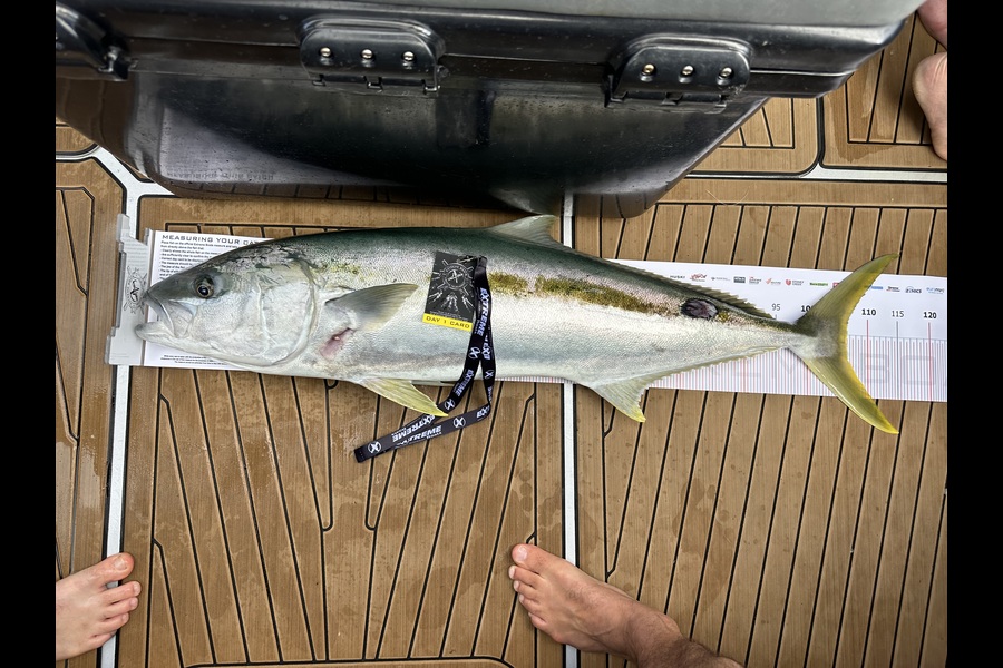 Mike Speed caught this 106.5cm Kingfish at Coromandel during The Export NZ Fishing Competition