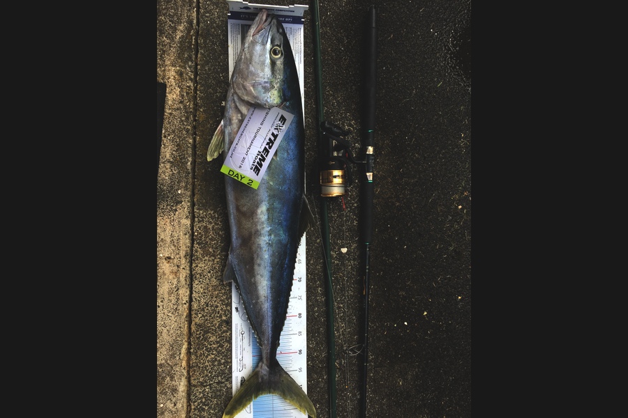 John Whitehead caught this 100.5cm Kingfish at Opito bay during The Export NZ Fishing Competition