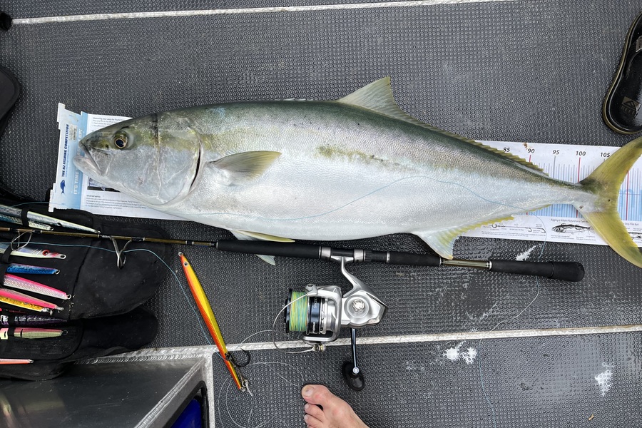David Croucher caught this 108cm Kingfish at Northland during The Export NZ Fishing Competition
