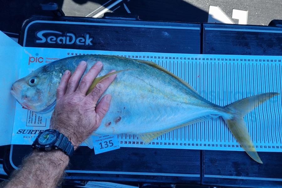 Ben Parry caught this 58.0cm Trevally at Bay of Plenty during The Export NZ Fishing Competition